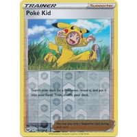 Poke Kid 173/202 SWSH Base Set Reverse Holo Uncommon Trainer Pokemon Card NEAR MINT TCG