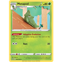 Metapod 2/192 SWSH Rebel Clash Uncommon Pokemon Card NEAR MINT TCG