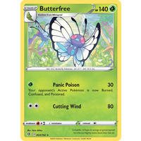 Butterfree 3/192 SWSH Rebel Clash Rare Pokemon Card NEAR MINT TCG