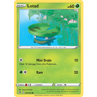 Lotad 7/192 SWSH Rebel Clash Common Pokemon Card NEAR MINT TCG