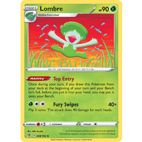 Lombre 8/192 SWSH Rebel Clash Uncommon Pokemon Card NEAR MINT TCG