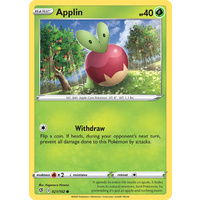 Applin 21/192 SWSH Rebel Clash Common Pokemon Card NEAR MINT TCG