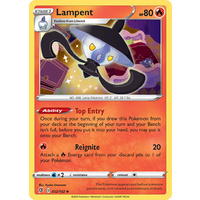 Lampent 32/192 SWSH Rebel Clash Uncommon Pokemon Card NEAR MINT TCG