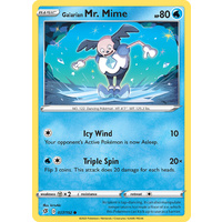 Galarian Mr. Mime 37/192 SWSH Rebel Clash Common Pokemon Card NEAR MINT TCG