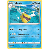 Pelipper 42/192 SWSH Rebel Clash Uncommon Pokemon Card NEAR MINT TCG