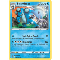 Seismitoad 46/192 SWSH Rebel Clash Rare Pokemon Card NEAR MINT TCG