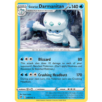 Galarian Darmanitan 48/192 SWSH Rebel Clash Rare Pokemon Card NEAR MINT TCG