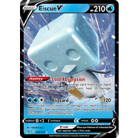 Eiscue V 55/192 SWSH Rebel Clash Holo Ultra Rare Pokemon Card NEAR MINT TCG