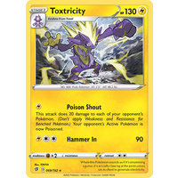 Toxtricity 69/192 SWSH Rebel Clash Rare Pokemon Card NEAR MINT TCG