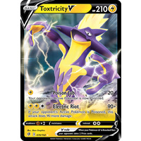 Toxtricity V 70/192 SWSH Rebel Clash Holo Ultra Rare Pokemon Card NEAR MINT TCG