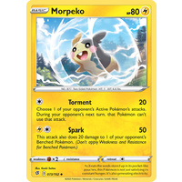 Morpeko 73/192 SWSH Rebel Clash Uncommon Pokemon Card NEAR MINT TCG