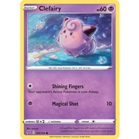 Clefairy 74/192 SWSH Rebel Clash Common Pokemon Card NEAR MINT TCG