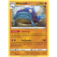 Whiscash 100/192 SWSH Rebel Clash Rare Pokemon Card NEAR MINT TCG