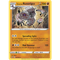 Galarian Runerigus 102/192 SWSH Rebel Clash Rare Pokemon Card NEAR MINT TCG