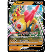 Falinks V 110/192 SWSH Rebel Clash Holo Ultra Rare Pokemon Card NEAR MINT TCG