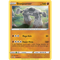 Stonjourner 111/192 SWSH Rebel Clash Holo Rare Pokemon Card NEAR MINT TCG