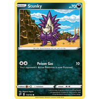 Stunky 114/192 SWSH Rebel Clash Common Pokemon Card NEAR MINT TCG