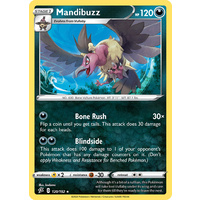 Mandibuzz 120/192 SWSH Rebel Clash Rare Pokemon Card NEAR MINT TCG