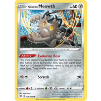 Galarian Meowth 126/192 SWSH Rebel Clash Common Pokemon Card NEAR MINT TCG