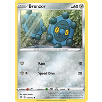 Bronzor 129/192 SWSH Rebel Clash Common Pokemon Card NEAR MINT TCG