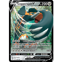 Copperajah V 136/192 SWSH Rebel Clash Holo Ultra Rare Pokemon Card NEAR MINT TCG