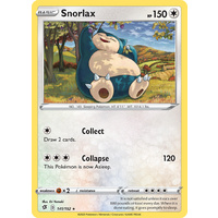 Snorlax 141/192 SWSH Rebel Clash Rare Pokemon Card NEAR MINT TCG
