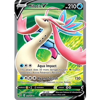 Milotic V 179/192 SWSH Rebel Clash Holo Ultra Rare Full Art Pokemon Card NEAR MINT TCG