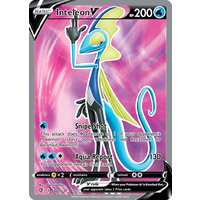 Inteleon V 180/192 SWSH Rebel Clash Holo Ultra Rare Full Art Pokemon Card NEAR MINT TCG