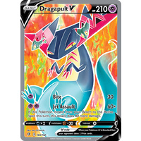 Dragapult V 183/192 SWSH Rebel Clash Holo Ultra Rare Full Art Pokemon Card NEAR MINT TCG