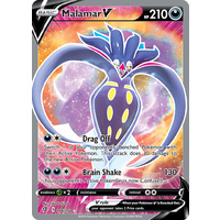 Malamar V 186/192 SWSH Rebel Clash Holo Ultra Rare Full Art Pokemon Card NEAR MINT TCG