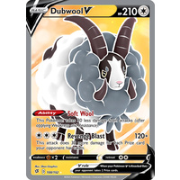 Dubwool V 188/192 SWSH Rebel Clash Holo Ultra Rare Full Art Pokemon Card NEAR MINT TCG