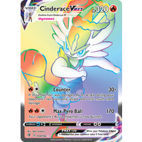 Cinderace VMAX 194/192 SWSH Rebel Clash Holo Hyper Rainbow Rare Full Art Pokemon Card NEAR MINT TCG