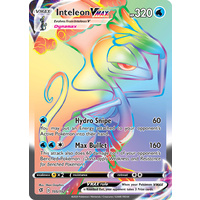 Inteleon VMAX 195/192 SWSH Rebel Clash Holo Hyper Rainbow Rare Full Art Pokemon Card NEAR MINT TCG
