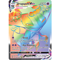 Dragapult VMAX 197/192 SWSH Rebel Clash Holo Hyper Rainbow Rare Full Art Pokemon Card NEAR MINT TCG