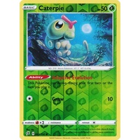 Caterpie 1/192 SWSH Rebel Clash Reverse Holo Common Pokemon Card NEAR MINT TCG