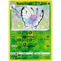 Butterfree 3/192 SWSH Rebel Clash Reverse Holo Rare Pokemon Card NEAR MINT TCG