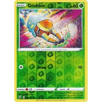 Grubbin 16/192 SWSH Rebel Clash Reverse Holo Common Pokemon Card NEAR MINT TCG