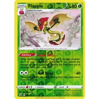 Flapple 22/192 SWSH Rebel Clash Reverse Holo Rare Pokemon Card NEAR MINT TCG