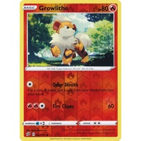 Growlithe 27/192 SWSH Rebel Clash Reverse Holo Common Pokemon Card NEAR MINT TCG