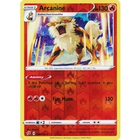 Arcanine 28/192 SWSH Rebel Clash Reverse Holo Rare Pokemon Card NEAR MINT TCG