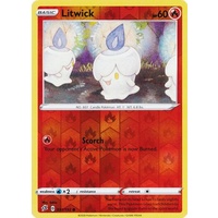 Litwick 31/192 SWSH Rebel Clash Reverse Holo Common Pokemon Card NEAR MINT TCG