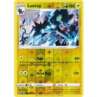 Luxray 62/192 SWSH Rebel Clash Reverse Holo Rare Pokemon Card NEAR MINT TCG