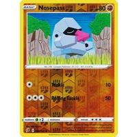 Nosepass 96/192 SWSH Rebel Clash Reverse Holo Common Pokemon Card NEAR MINT TCG