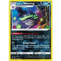 Galarian Weezing 113/192 SWSH Rebel Clash Reverse Holo Rare Pokemon Card NEAR MINT TCG