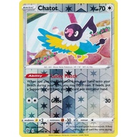 Chatot 142/192 SWSH Rebel Clash Reverse Holo Uncommon Pokemon Card NEAR MINT TCG