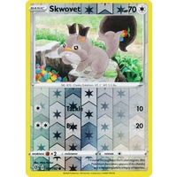 Skwovet 151/192 SWSH Rebel Clash Reverse Holo Common Pokemon Card NEAR MINT TCG