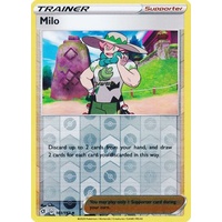 Milo 161/192 SWSH Rebel Clash Reverse Holo Uncommon Trainer Pokemon Card NEAR MINT TCG
