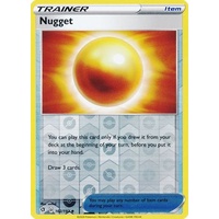 Nugget 162/192 SWSH Rebel Clash Reverse Holo Uncommon Trainer Pokemon Card NEAR MINT TCG
