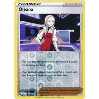 Oleana 163/192 SWSH Rebel Clash Reverse Holo Uncommon Trainer Pokemon Card NEAR MINT TCG