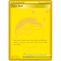 Poke Ball SWSH146 GOLD Black Star Promo Pokemon Card NEAR MINT TCG